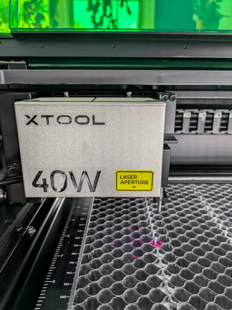 40W laser module on an xtool S1