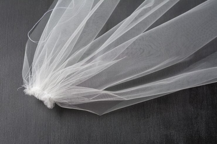 DIY bridal veil