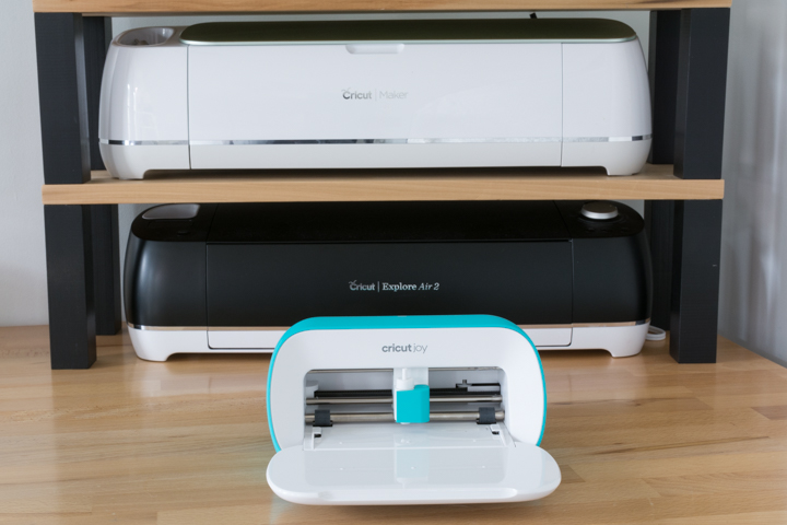 Cricut machines on a desk