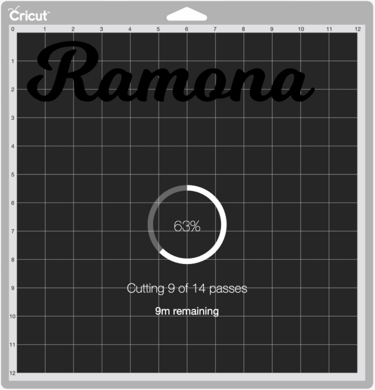 progress indicator in design space