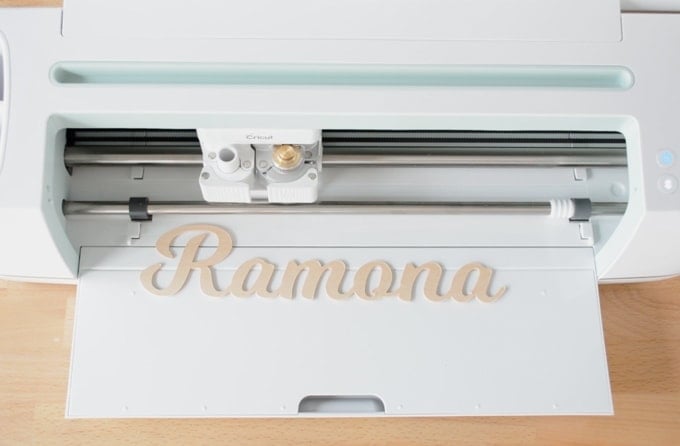 cutting wood on a cricut maker