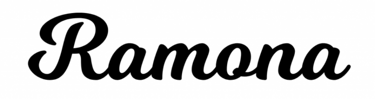 script lettering that says Ramona
