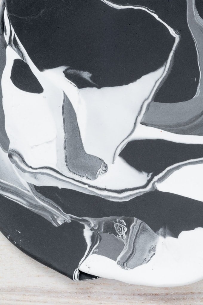 marbled clay patterns