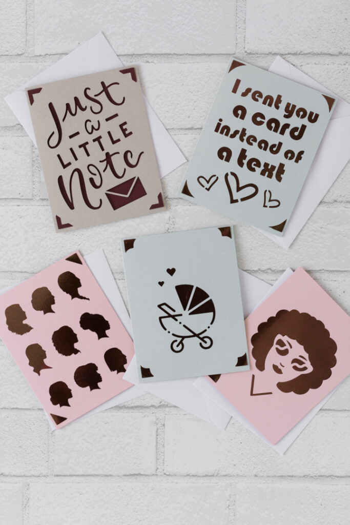 cards made on a cricut joy