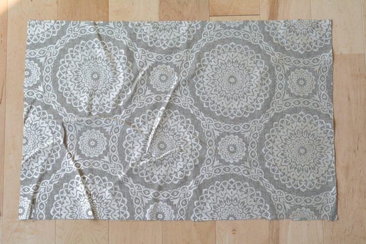 piece of fabric on the floor