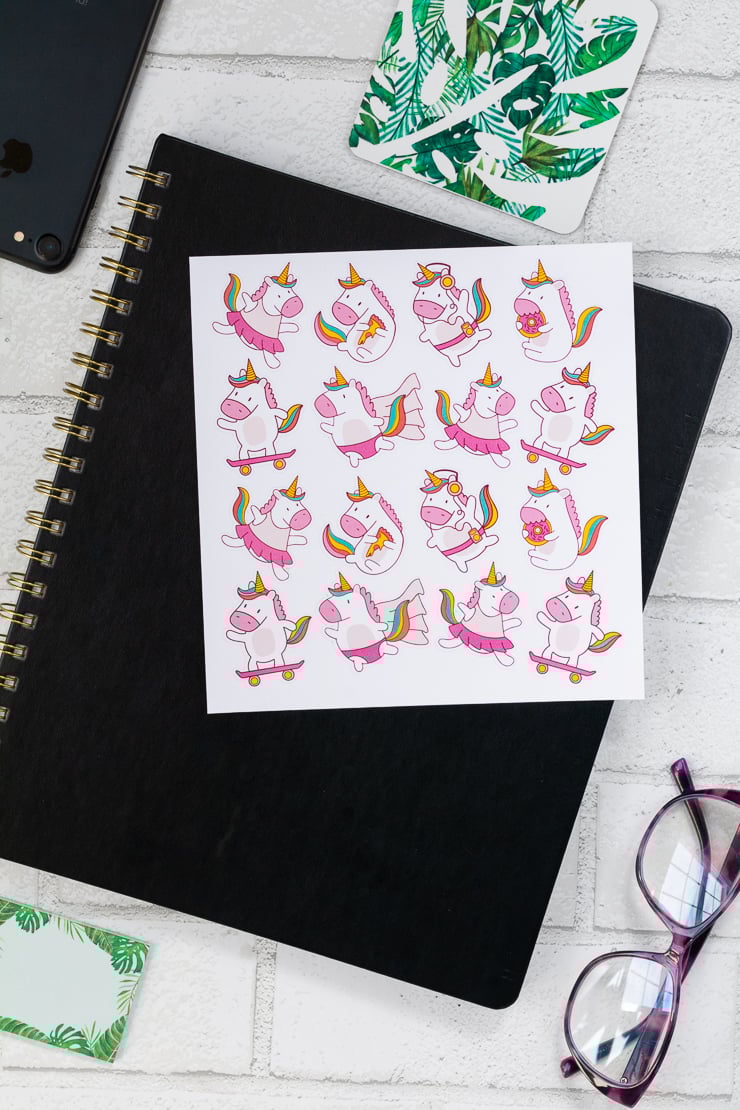 stickers made on a cricut