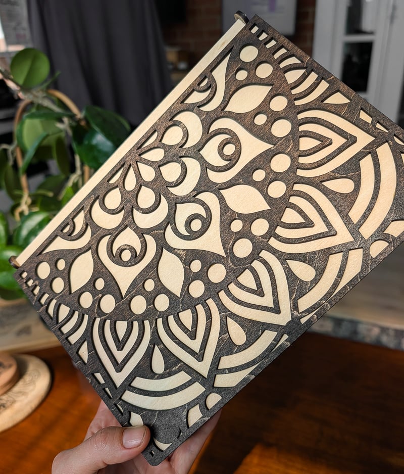 trinket box made using the xtool m2