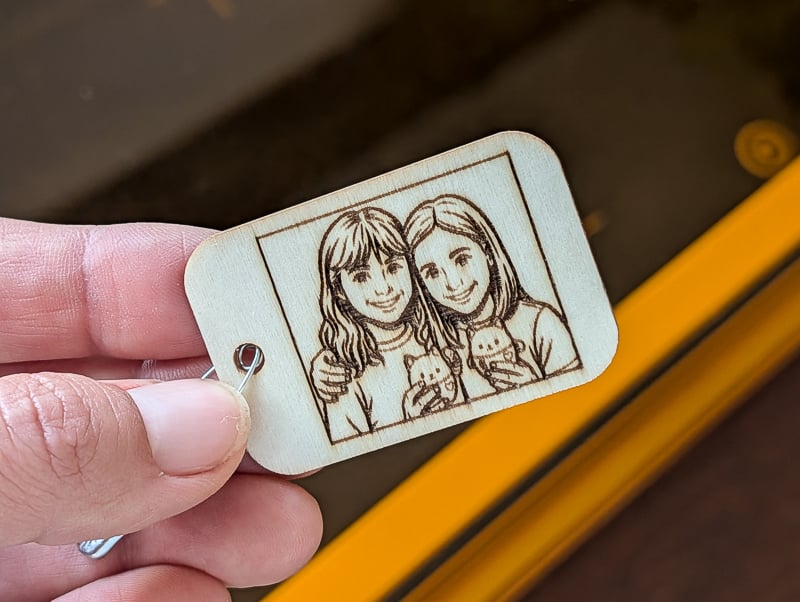wood engraved using an m2 machine